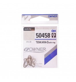 Крючок OWNER Tenkara Down w/eye brown №10 10шт Крючок OWNER Tenkara Down w/eye brown №10 10шт