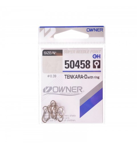 Крючок OWNER Tenkara Down w/eye brown №12 11шт