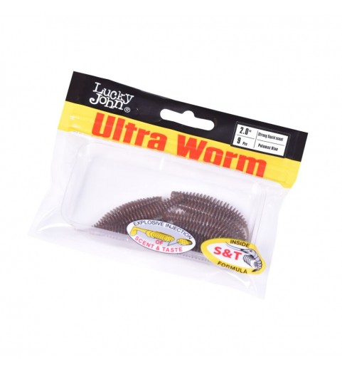 Слаги съедобные искусственные LJ Pro Series ULTRAWORM 2,0in (05.00)/S19 9шт. Слаги съедобные искусственные LJ Pro Series ULTRAWORM 2,0in (05.00)/S19 9шт.