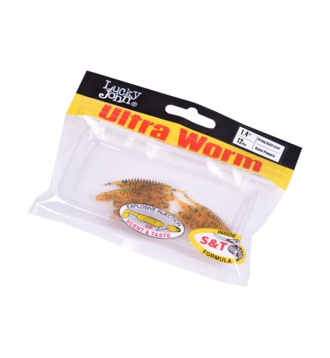 Слаги съедобные искусственные LJ Pro Series ULTRAWORM 1,4in (03.50)/PA19 12шт.
