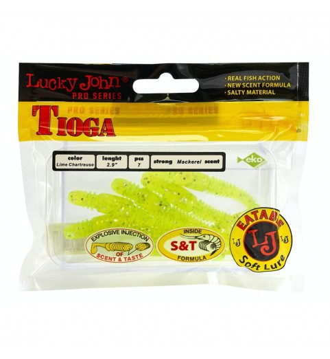 Виброхвосты съедобные искусственные LJ Pro Series TIOGA 2.9 in (07.40)/071 7шт. Виброхвосты съедобные искусственные LJ Pro Series TIOGA 2.9 in (07.40)/071 7шт.