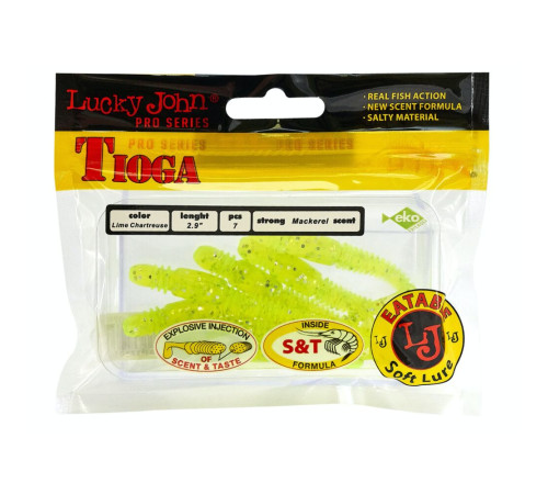 фото Виброхвосты съедобные искусственные LJ Pro Series TIOGA 2.9 in (07.40)/071 7шт.