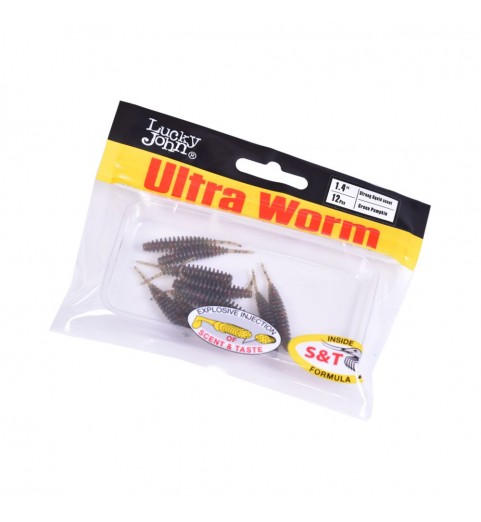 Слаги съедобные искусственные LJ Pro Series ULTRAWORM 1,4in (03.50)/PA03 12шт.