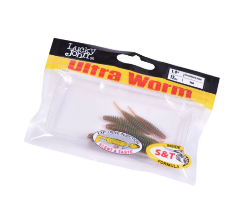 фото Слаги съедобные искусственные LJ Pro Series ULTRAWORM 1,4in (03.50)/PA16 12шт.