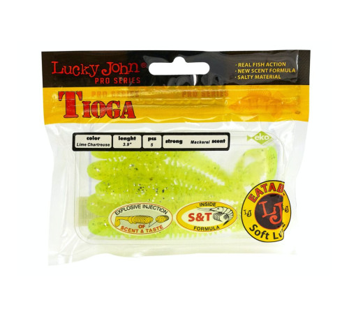 фото Виброхвосты съедобные искусственные LJ Pro Series TIOGA 3.9in (10.00)/071 5шт.