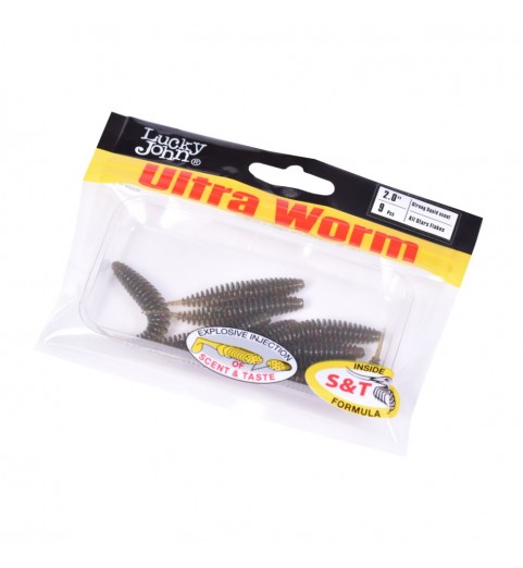 Слаги съедобные искусственные LJ Pro Series ULTRAWORM 2,0in (05.00)/S21 9шт. Слаги съедобные искусственные LJ Pro Series ULTRAWORM 2,0in (05.00)/S21 9шт.