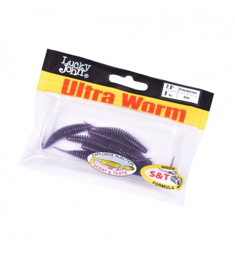 Слаги съедобные искусственные LJ Pro Series ULTRAWORM 2,0in (05.00)/S63 9шт. Слаги съедобные искусственные LJ Pro Series ULTRAWORM 2,0in (05.00)/S63 9шт.