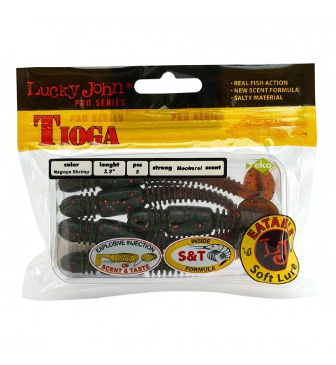Виброхвосты съедобные искусственные LJ Pro Series TIOGA 3.9in (10.00)/085 5шт. Виброхвосты съедобные искусственные LJ Pro Series TIOGA 3.9in (10.00)/085 5шт.